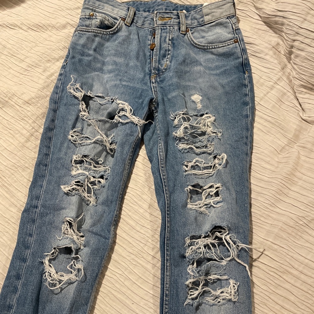H&M ripped jeans